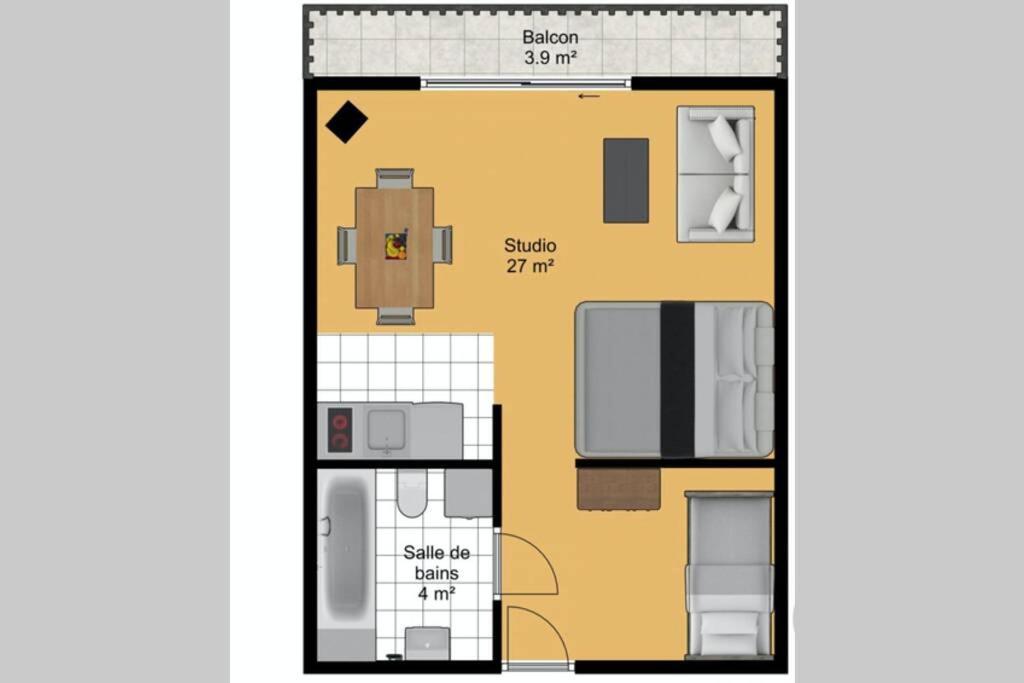 Le Relai S31 - Grand Et Lumineux Studio Avec Coin Montagne 4-6 Pers, Tout Equipe, Avec Wifi, A 30M Des Pistes Avec Un Grand Balcon, Draps Non Compris Saint-Jean-d'Aulps Bagian luar foto