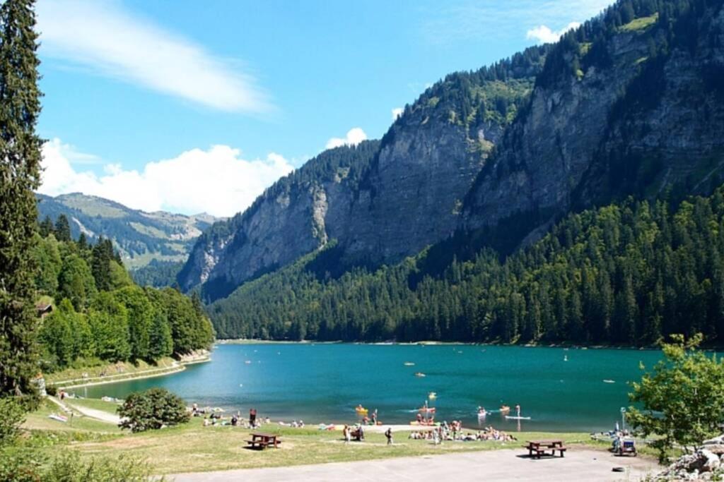 Le Relai S31 - Grand Et Lumineux Studio Avec Coin Montagne 4-6 Pers, Tout Equipe, Avec Wifi, A 30M Des Pistes Avec Un Grand Balcon, Draps Non Compris Saint-Jean-d'Aulps Bagian luar foto
