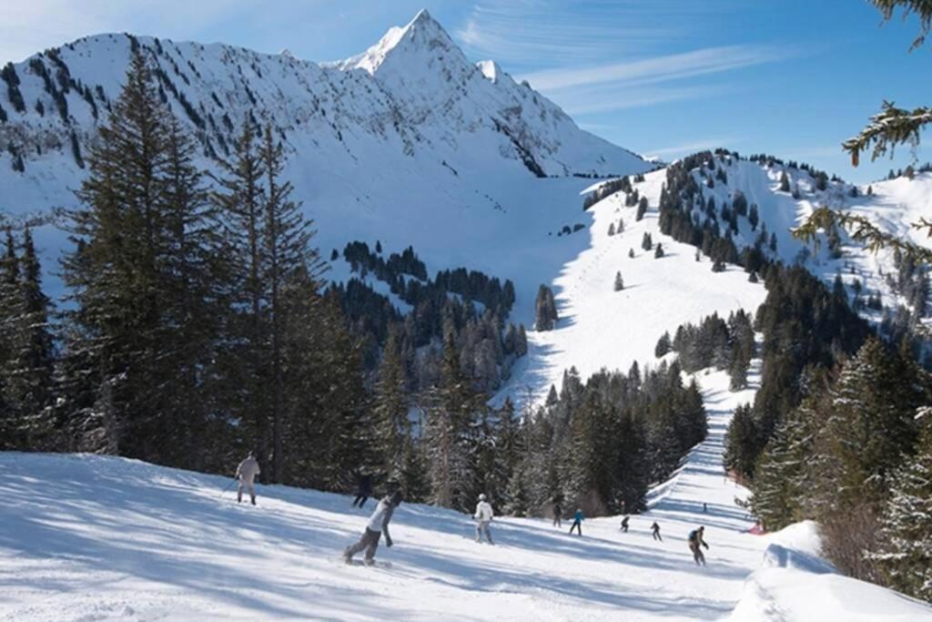 Le Relai S31 - Grand Et Lumineux Studio Avec Coin Montagne 4-6 Pers, Tout Equipe, Avec Wifi, A 30M Des Pistes Avec Un Grand Balcon, Draps Non Compris Saint-Jean-d'Aulps Bagian luar foto