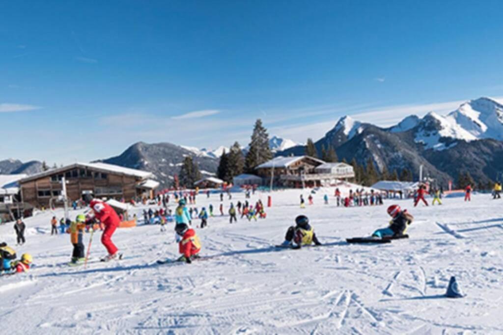 Le Relai S31 - Grand Et Lumineux Studio Avec Coin Montagne 4-6 Pers, Tout Equipe, Avec Wifi, A 30M Des Pistes Avec Un Grand Balcon, Draps Non Compris Saint-Jean-d'Aulps Bagian luar foto